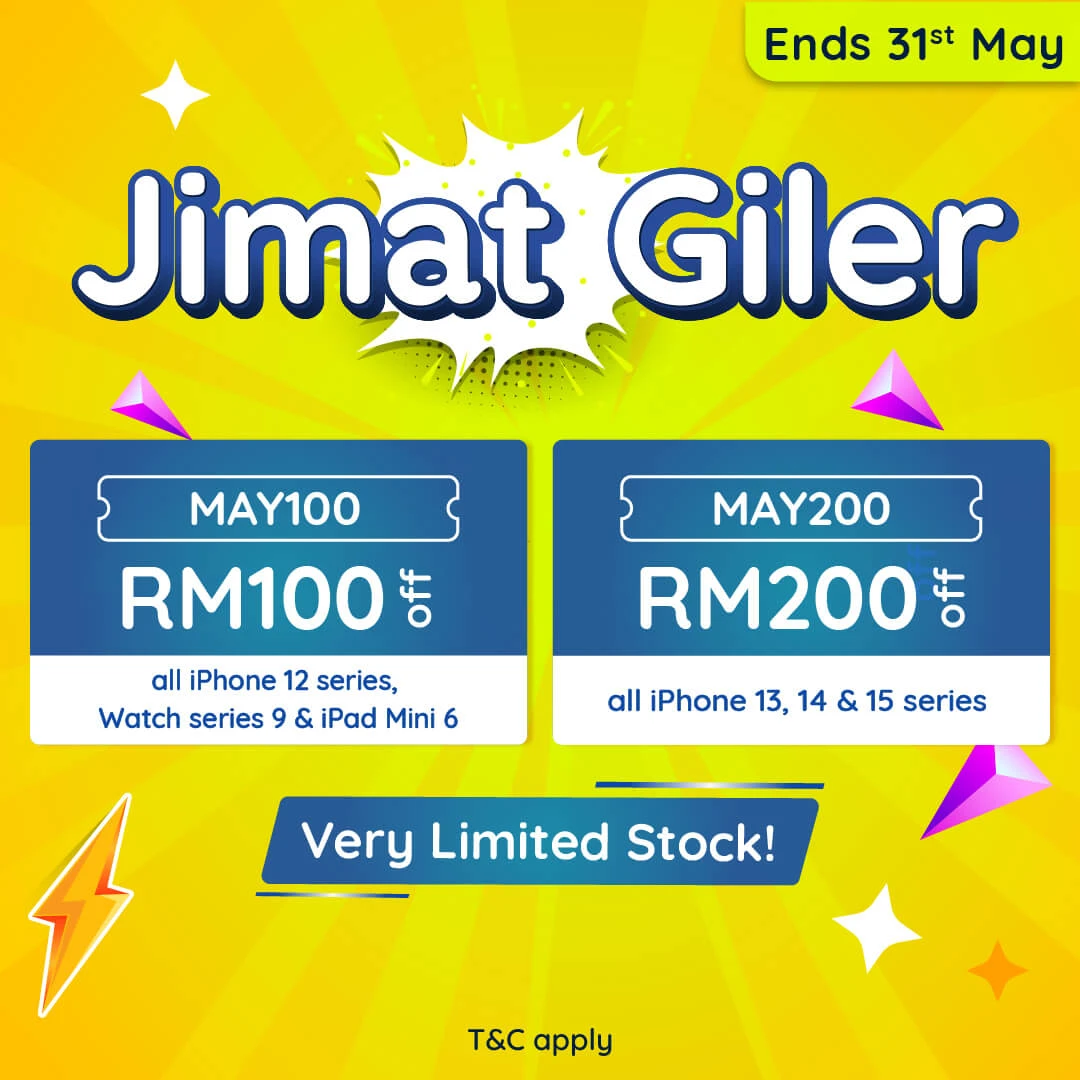 💥 Jimat Giler May iPad and Watch