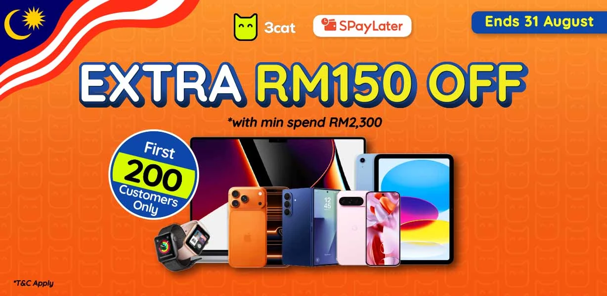 EXTRA RM150 OFF: First Come, First Served!⚡